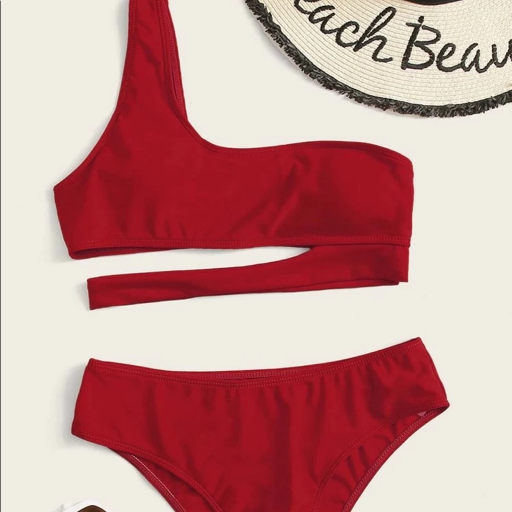 red bikini